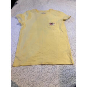 Vineyard Vines Short Sleeve T-Shirt with‎ Softball Whale Girls Medium